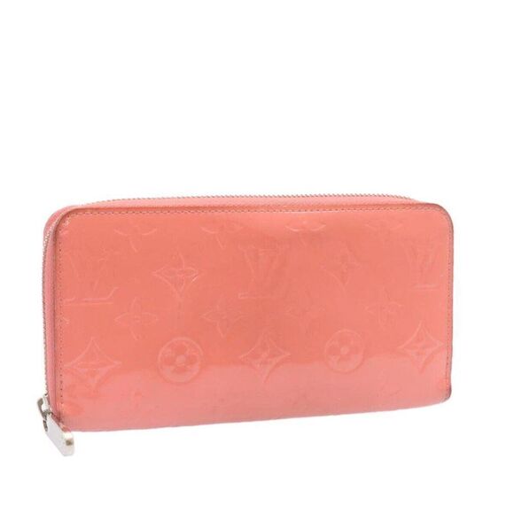 LOUIS VUITTON Monogram Vernis Zippy Wallet Long Wallet Pink - Picture 1 of 15